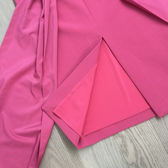 Rebecca Vallance Anais Bow Midi Dress, Rose Pink, 8 UK/ 4US - Picture 11 of 16